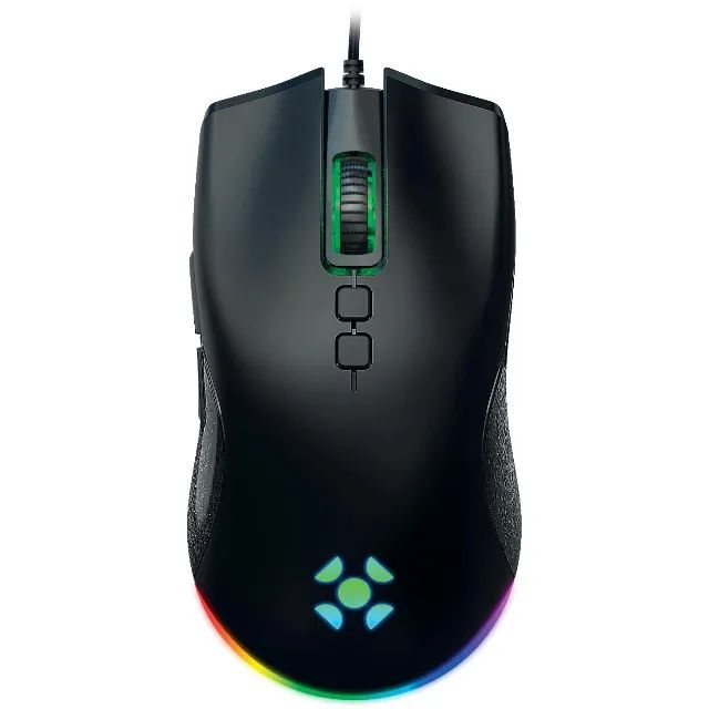Mouse Gamer Fortrek Blackfire, RGB, USB, 7200DPI, 6 Botões, Preto, Novo, Lacrado 