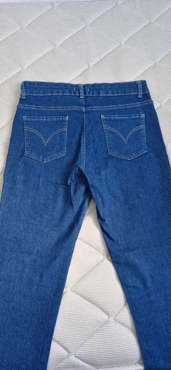 Calça jeans skinny azul - Foto 2