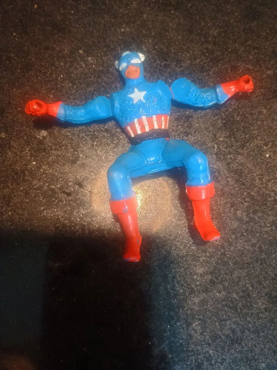 Boneco Capitão América Vintage Gulliver 