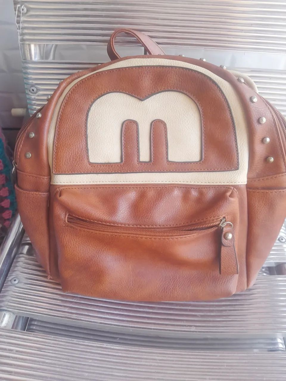 Mochila da Minie com orelhas em perfeito estado.