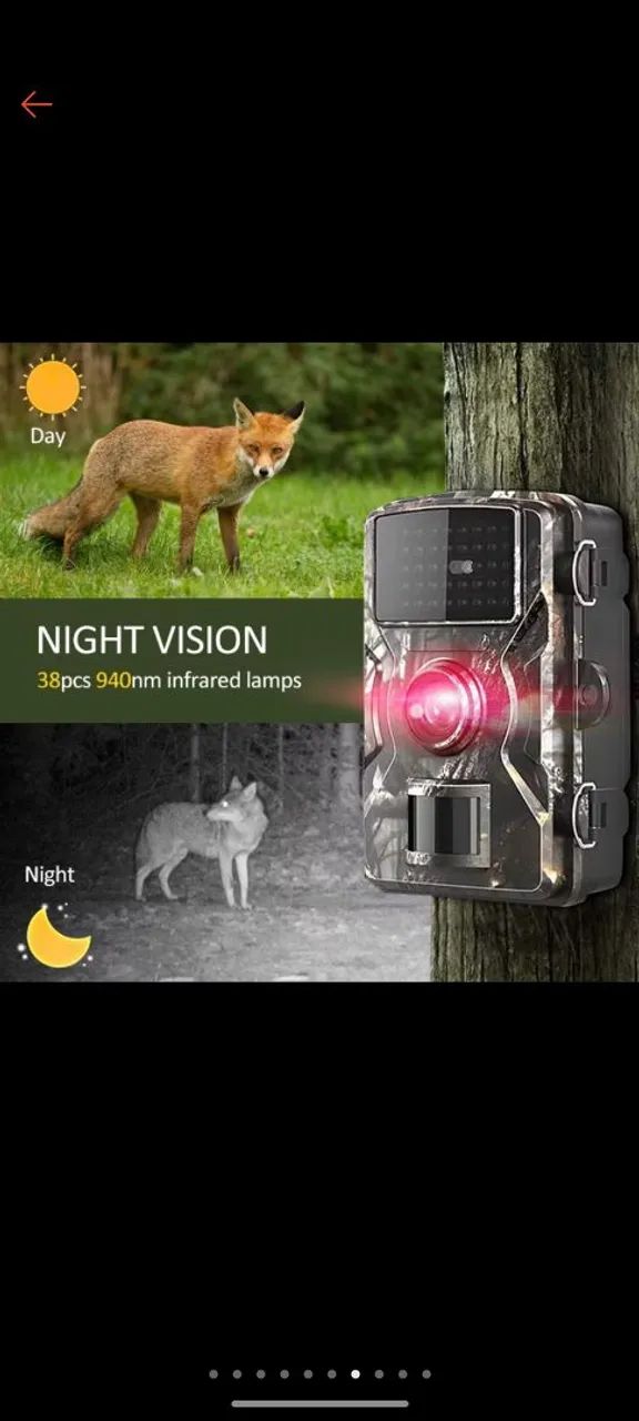 Camera caça/noturna 12mp 1080p, visão noturna e sensor de movimento  - Foto 3