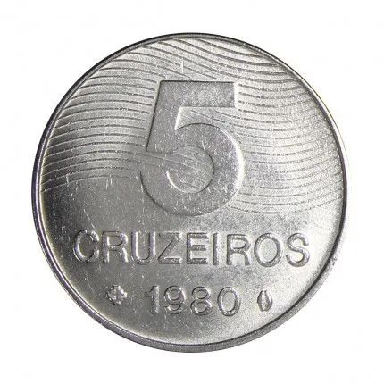 Moedas - Cruzeiro - 1, 5, 10, 20 e 50 - Foto 2