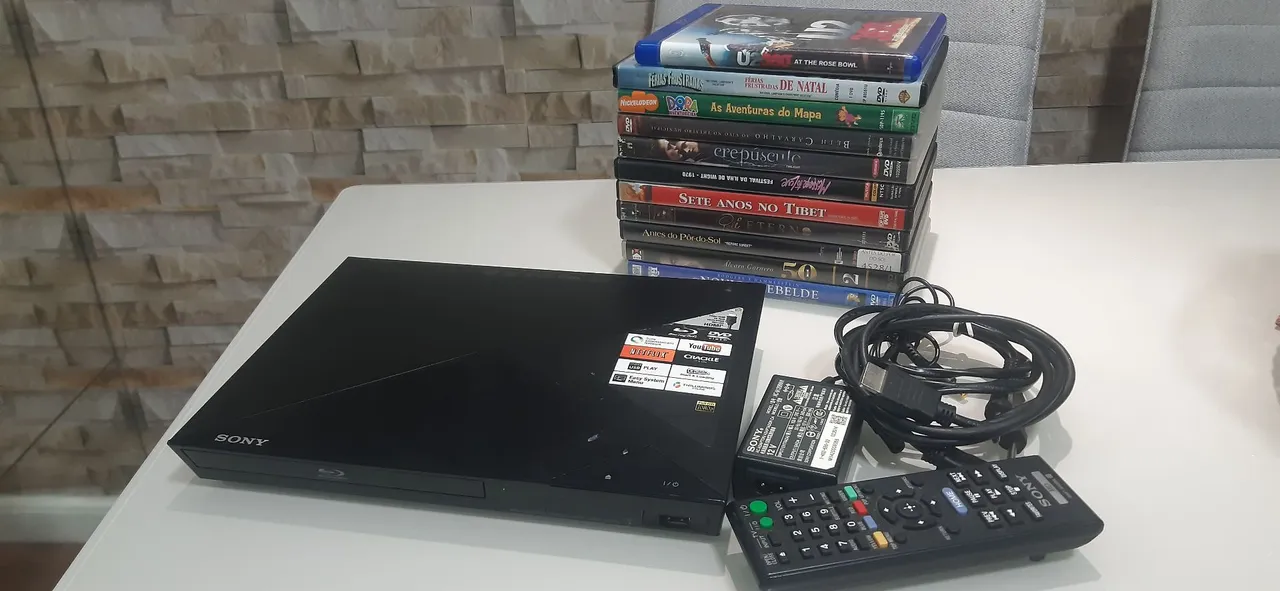 Blu-ray Disc Player Sony BDP-S1200 funcionando <br>