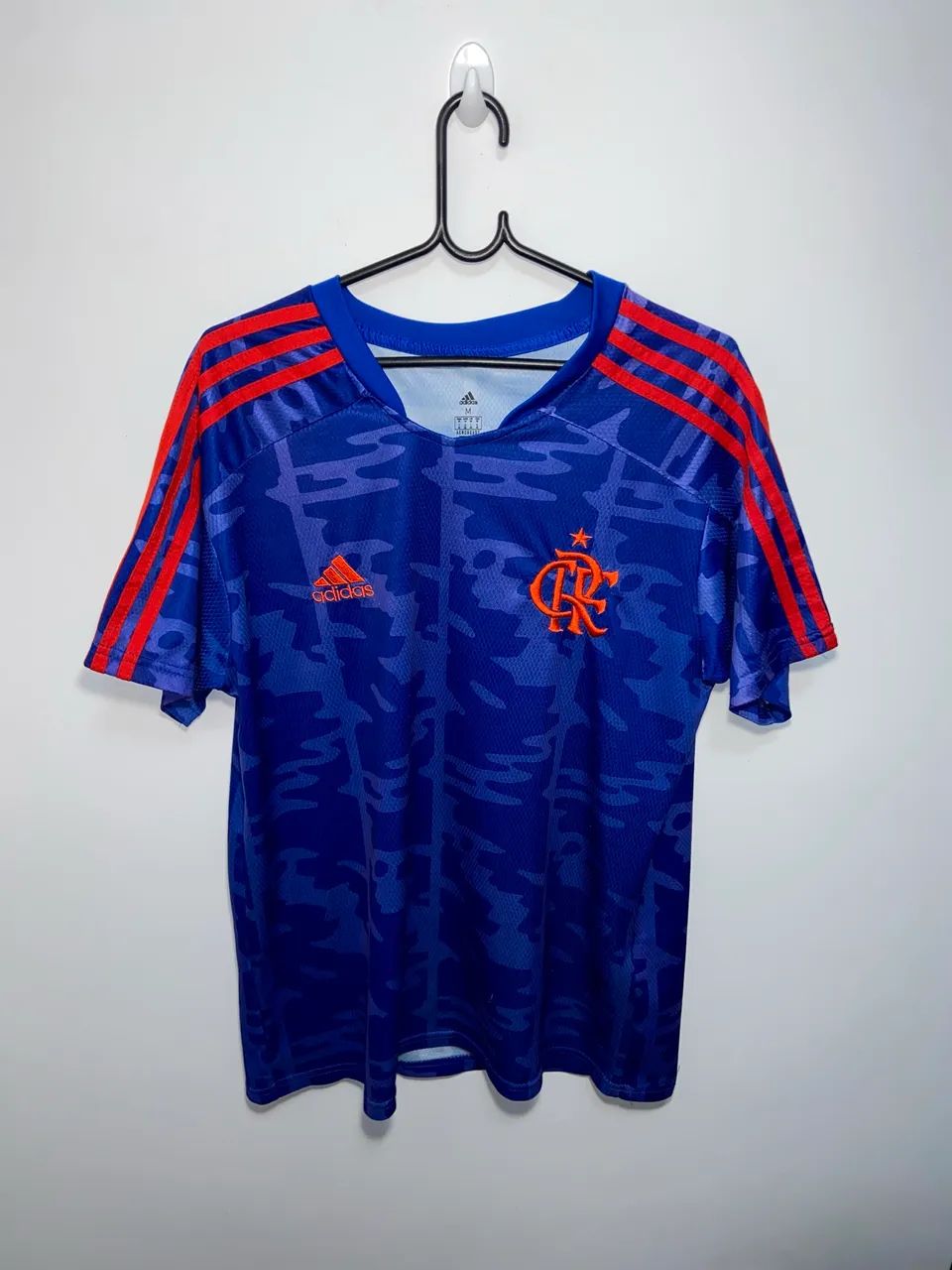 Camisa Flamengo Treino Azul - Pré Jogo
