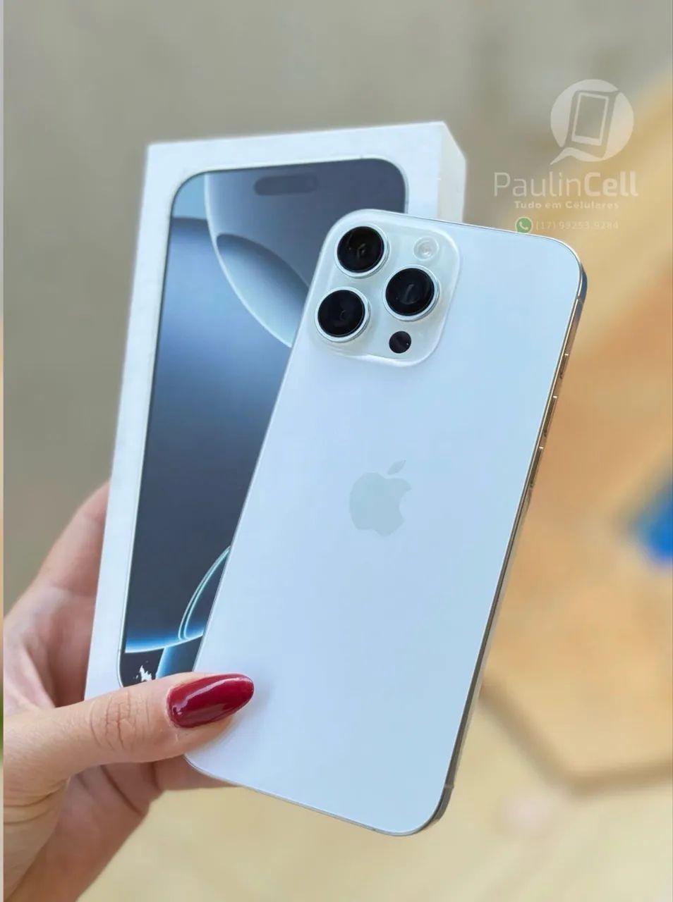 IPhone 16 Pro Max 256gb completo zerado - Celulares e Smartphones