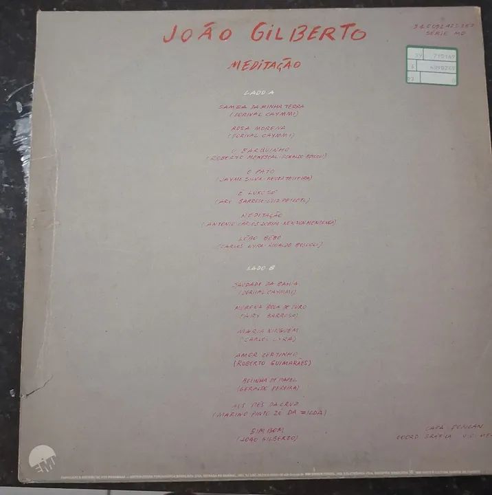 Meditação- João  Gilberto vinil - Foto 2