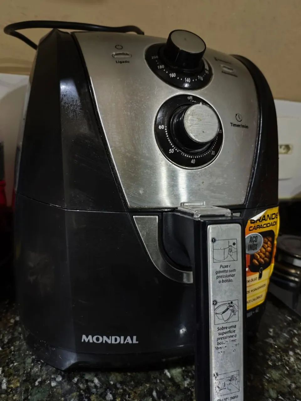 Air Fryer Mondial 4L - Grande Capacidade