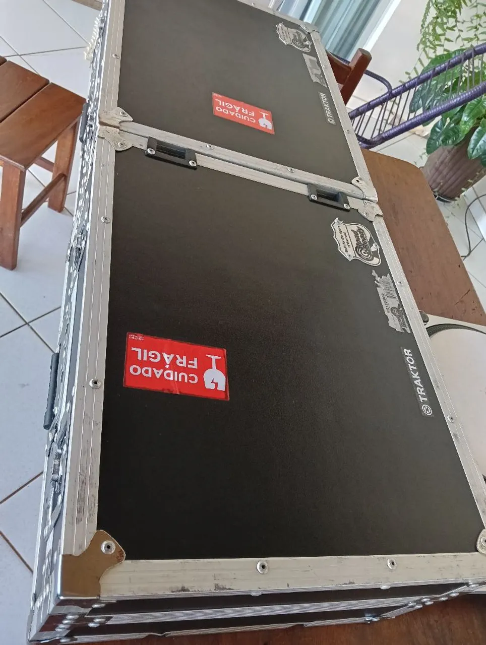Technics (2) Cases Profissional Perfeito para transporte