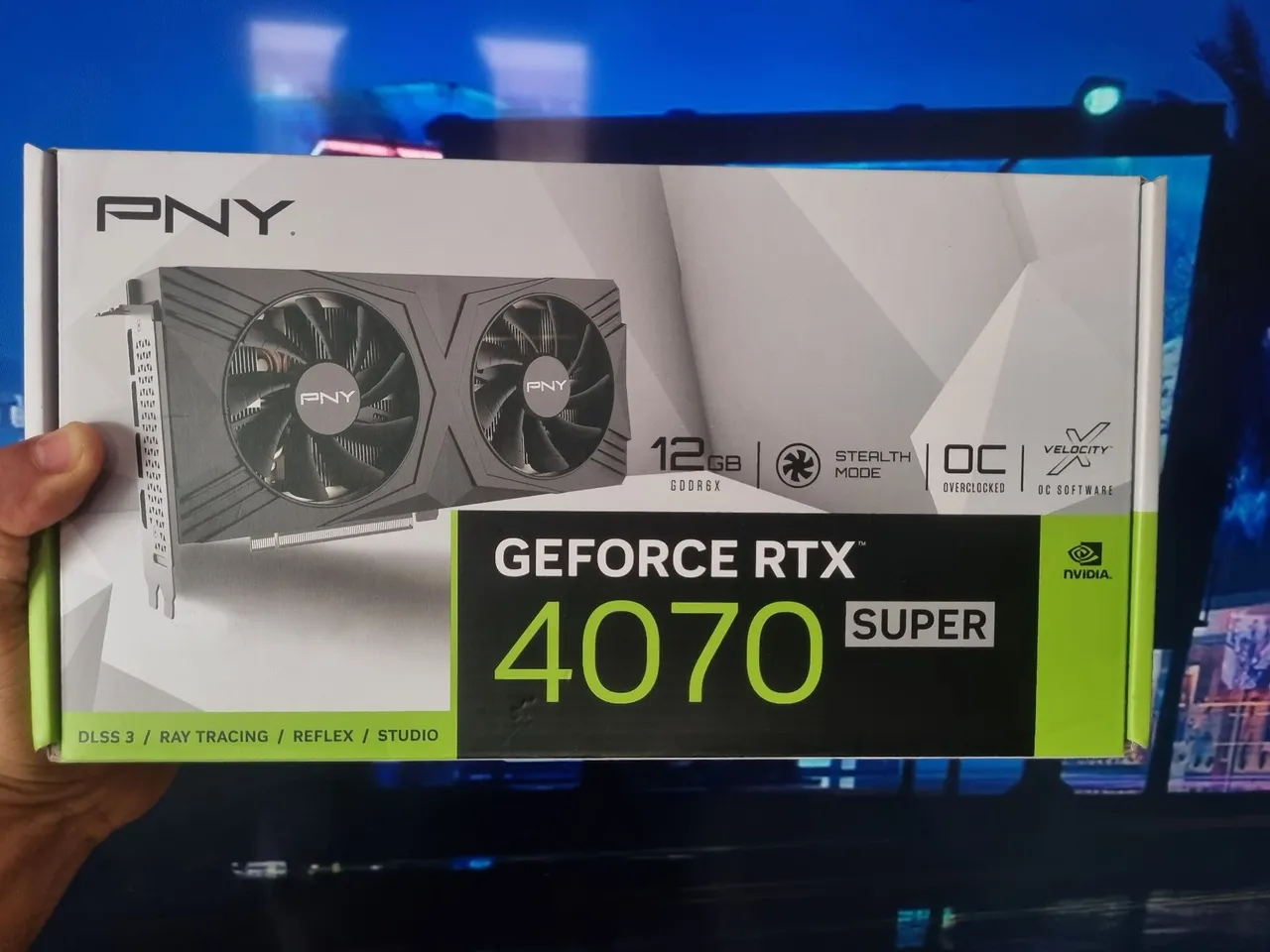 Placa de Vídeo PNY GeForce RTX 4070 SUPER 12GB