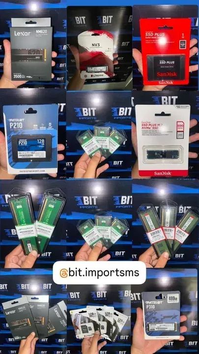 SSD M.2 Nvme, Memórias, SSD Sata 3, Processadores, Placa mãe, Placa de Vídeo | LACRADOS | - Foto 3