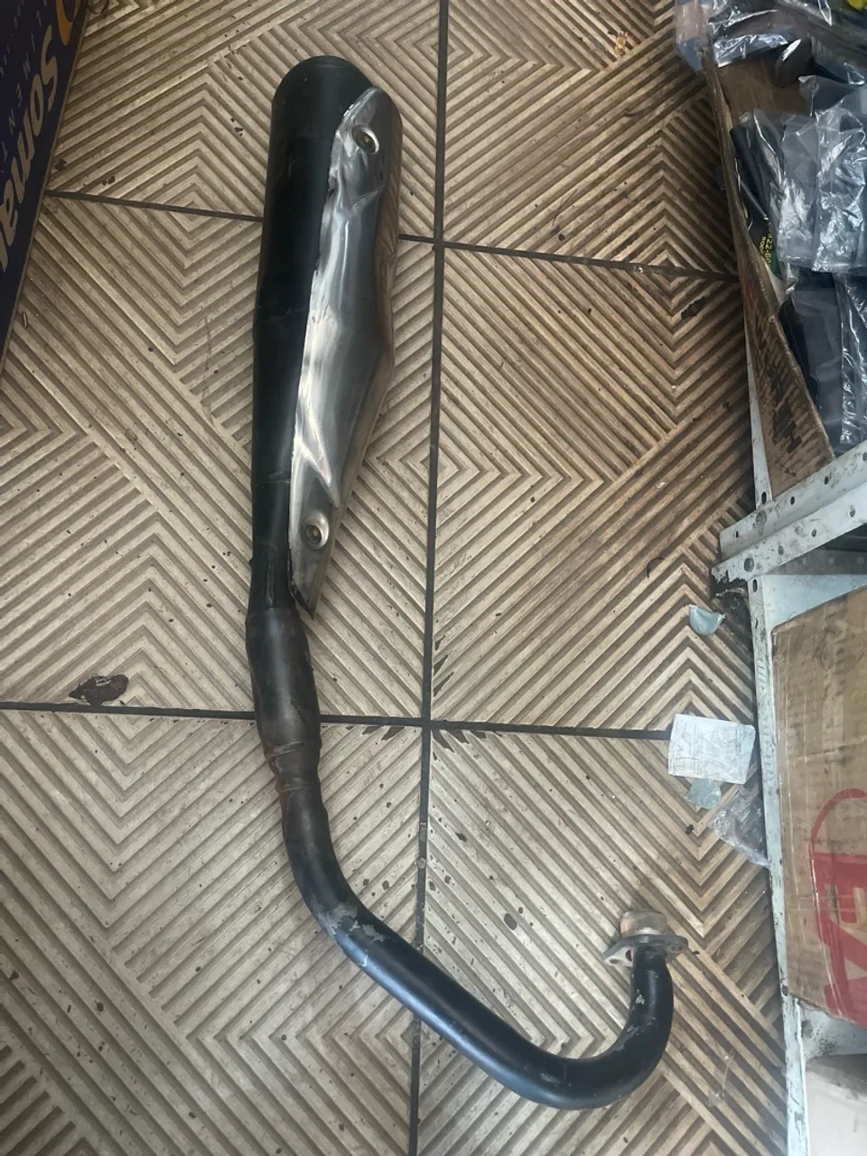 Escape de Moto Usado - Peça Original