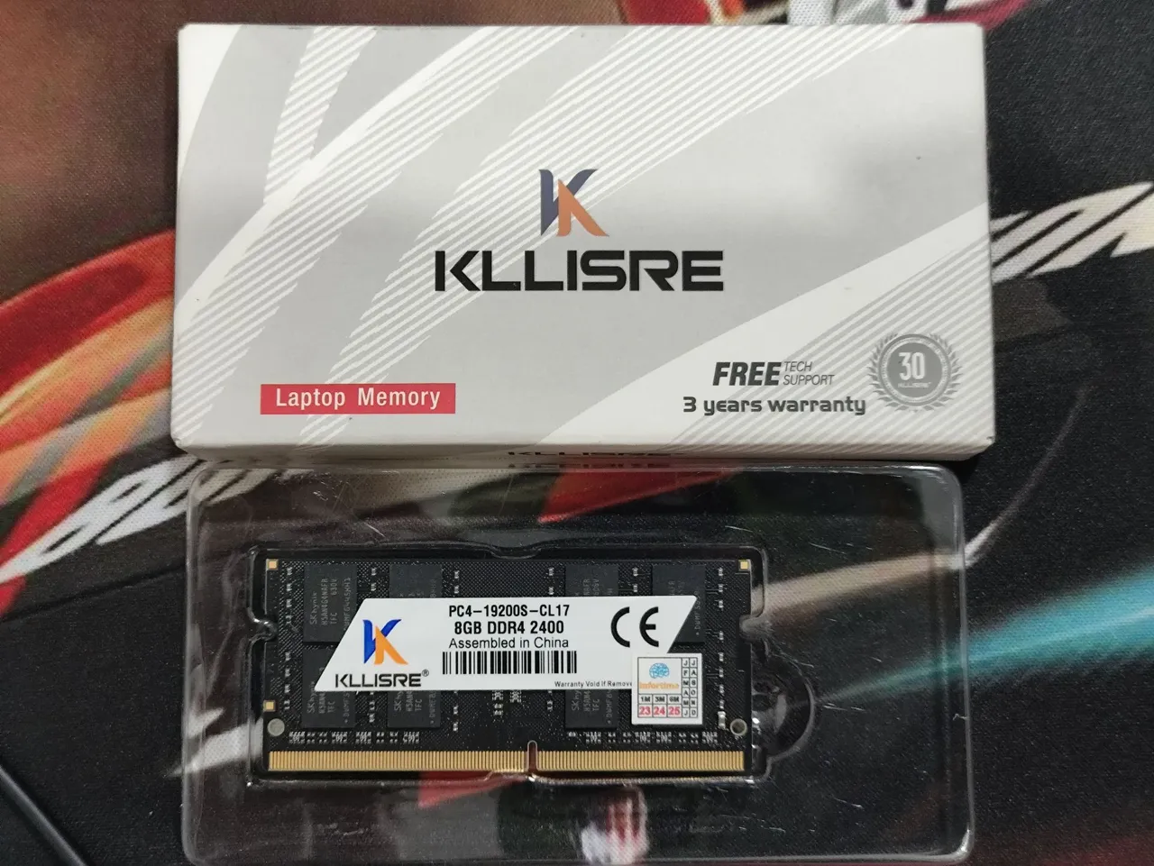 Memória RAM para Notebook 8GB DDR4