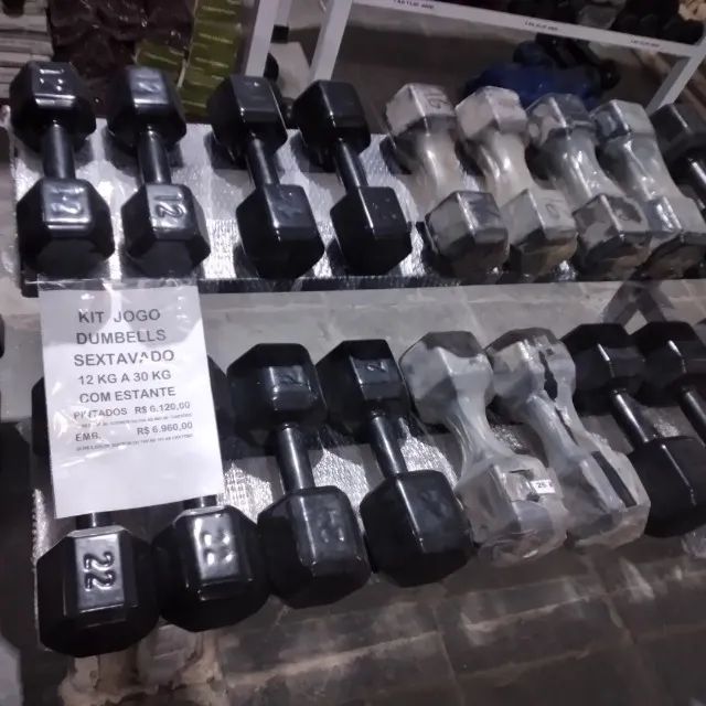Kit dumbells  12 a 30 kg - Foto 5