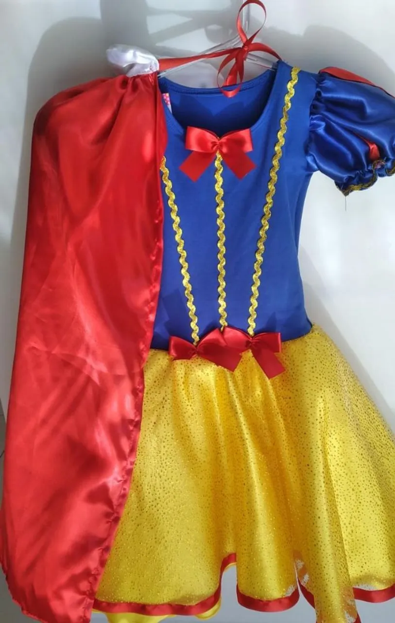 Fantasia Infantil Branca de Neve Completa