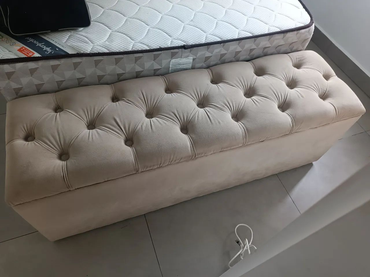 Banqueta estofada