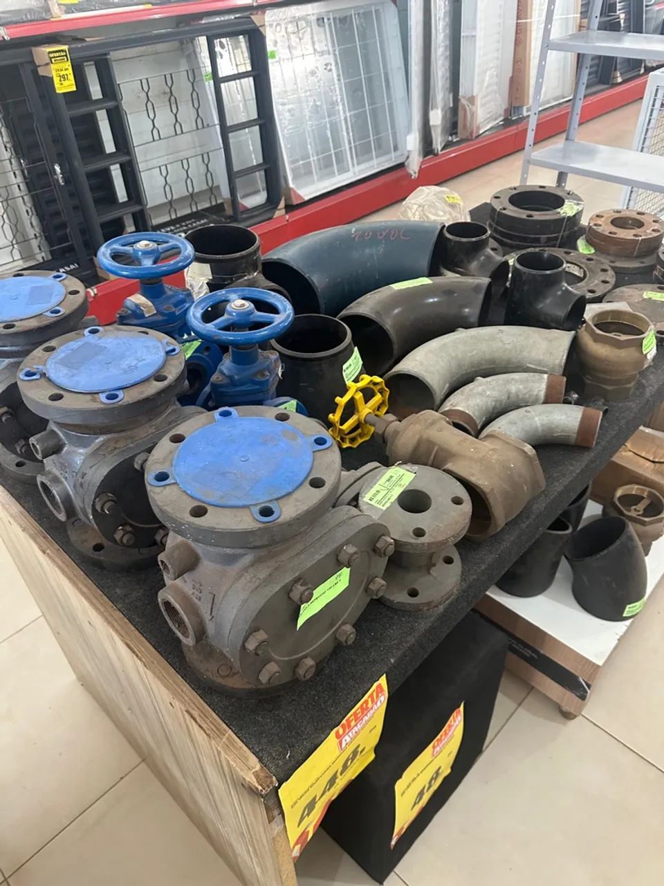 Conexões Industriais - Válvulas, Curvas, Flanges 