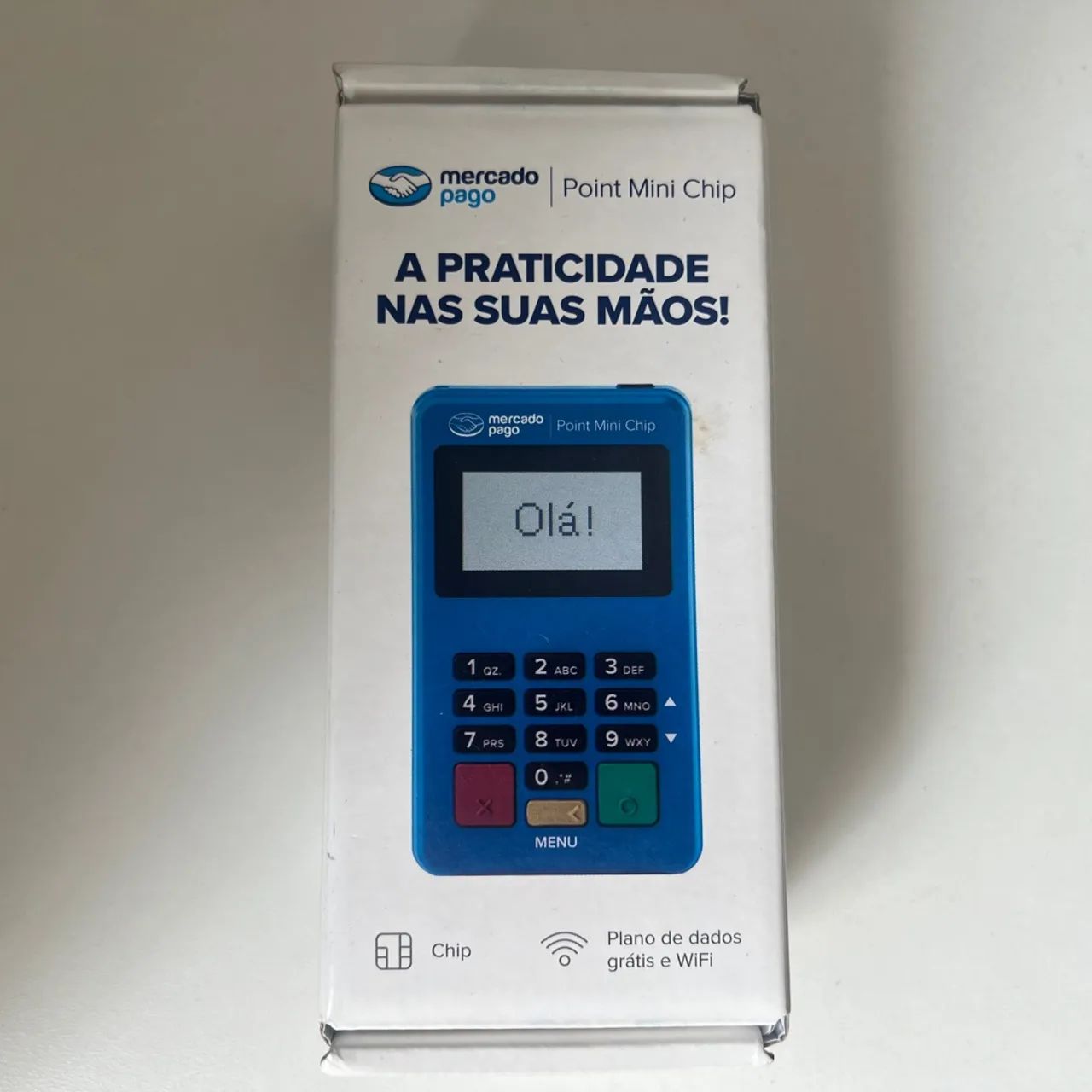 Maquina de Cartão Mercado Pago Point Mini Chip - Foto 3
