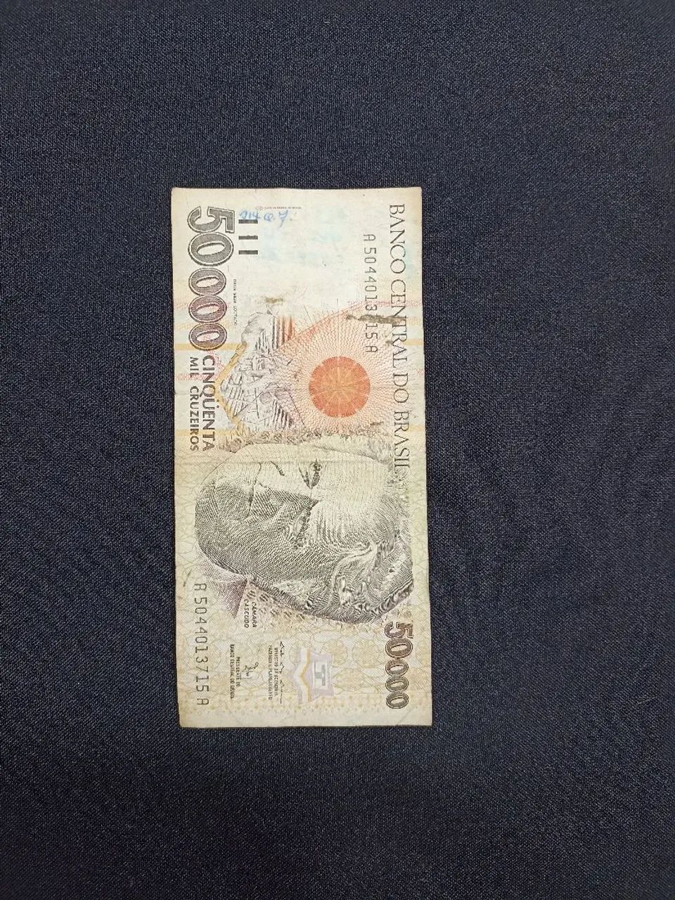 Cédula 50 mil cruzeiros 