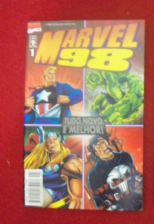 Lote Marvel 98 nºs 1, 3 e 4 (três edições) CTCRXX