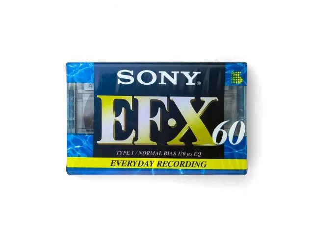 Fita Cassete Sony EFX 60 Type 1 C0131