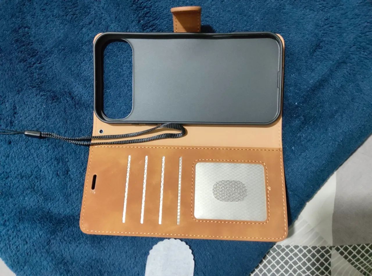 Capa carteira para iPhone 17 Air, bloqueio de RFID, 4. Compatível (61 polegadas - Foto 3