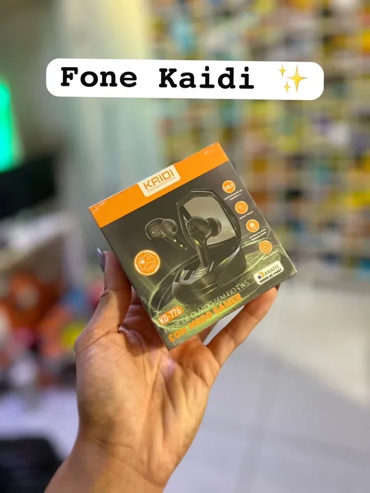 Fone de Ouvido Bluetooth TWS Kaidi KD-776
