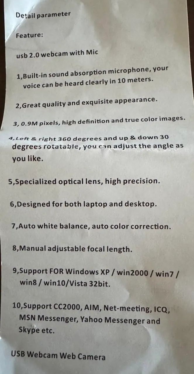 Webcam USB 2.0 - Foto 3