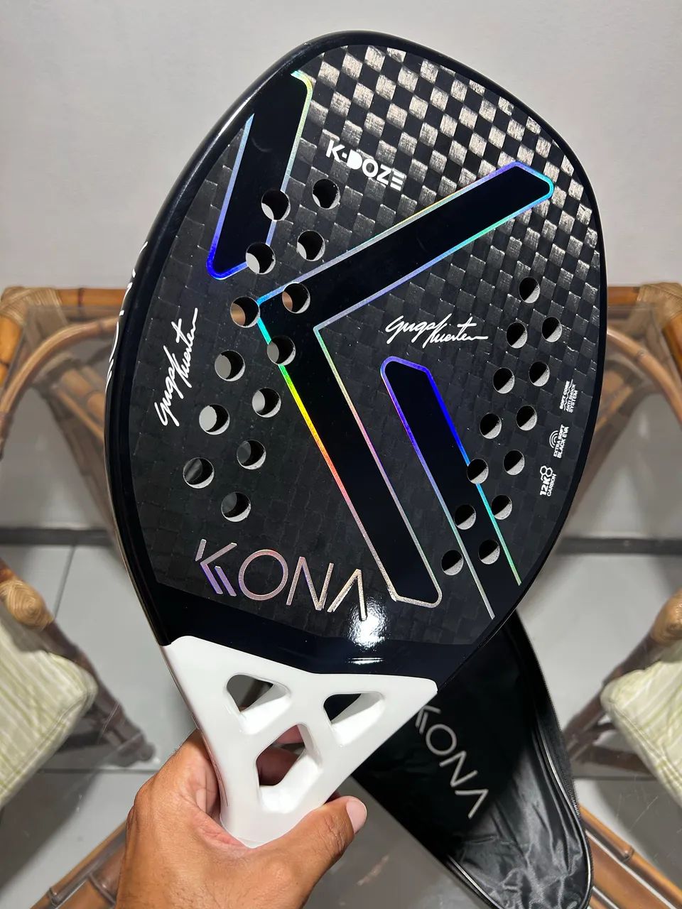Raquete Kona Kdoze White - Foto 6