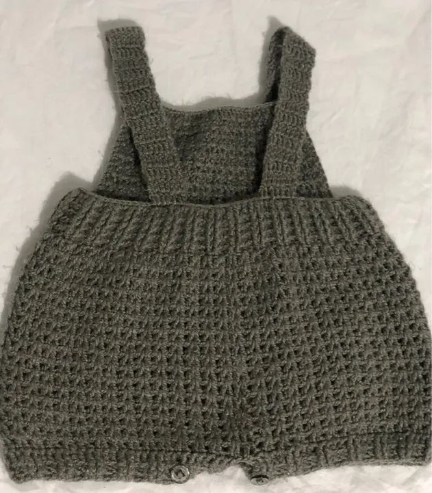 Macacão de Crochê para Bebê - Unissex - Foto 3