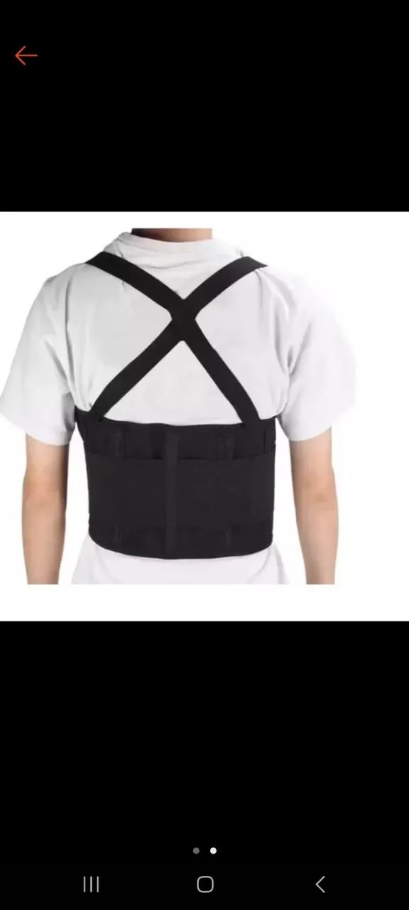 (Bota tamanho 39)e (cinta de segurança tamanho M)  - Foto 2