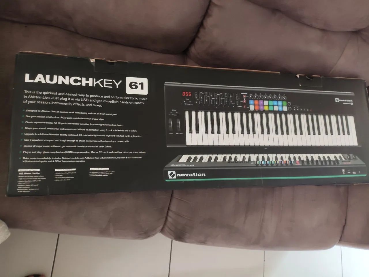 NOVATION LAUNCHKEY 61 MK2 - Instrumentos musicais - Vila Bremen