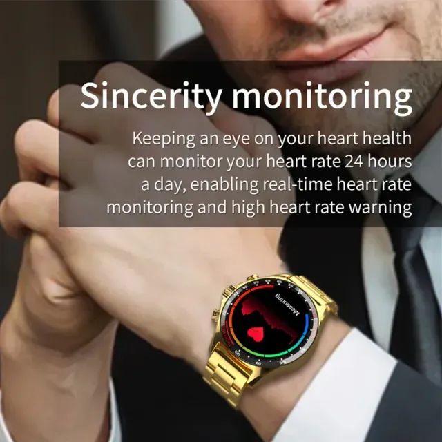 Smartwatch ORIGINAL LIGE SK27 GOLD - 3 PULSEIRAS - Foto 5