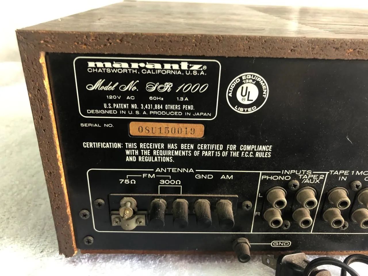 Receiver Marantz SR1000 Vintage - Foto 5