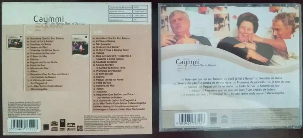 Cd+Dvd - Dose Dupla - Para Caymmi - De Nana, Dori e Danilo - Foto 4