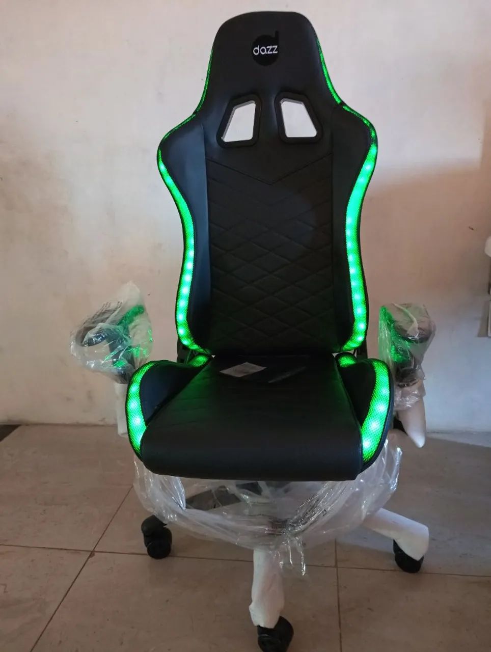 Cadeira gamer dazz com led - Foto 5