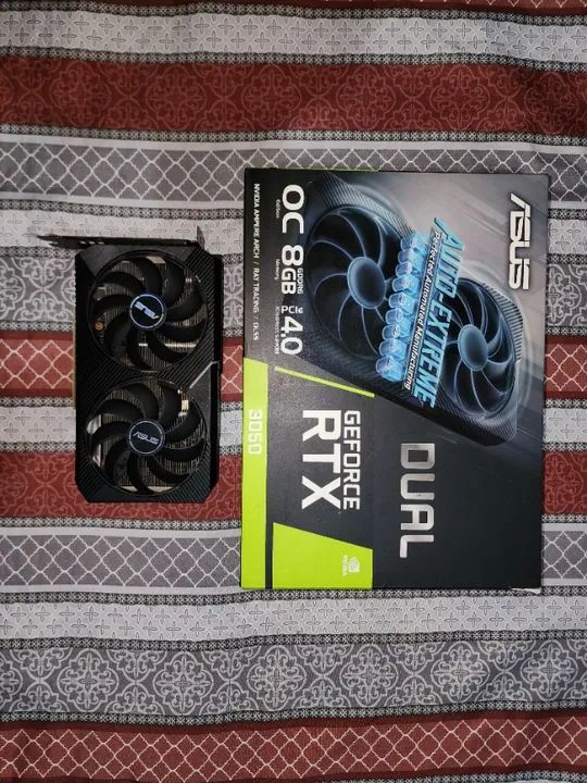 Placa de Vídeo RTX 3050 OC Asus NVIDIA GeForce, 8GB, GDDR6, Ray Tracing - DUAL-RTX3050-O8G - Foto 2