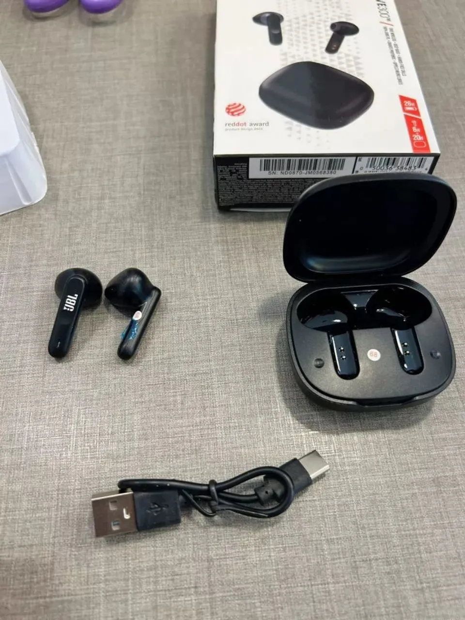 Fone de Ouvido JBL TUNE 130TWS - Sem Fio, Bluetooth, À Prova D'água