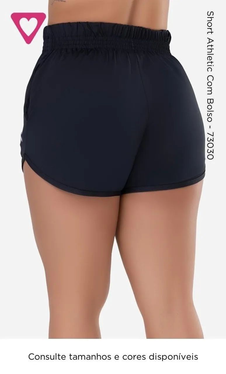Short atletic com bolso  - Foto 3