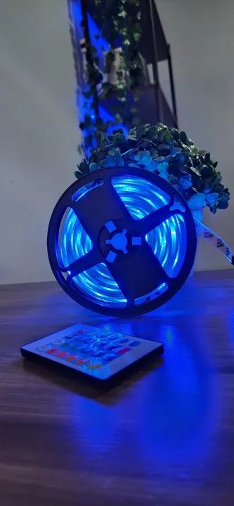 Fita Led RGB Colorida 5mt 16 Cores - Controle + Fonte 12V (5 metros, RGB - colorida)