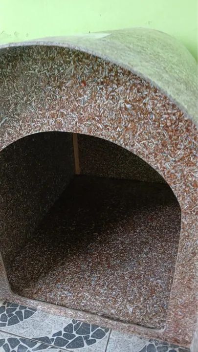 Casinha  Iglu Madeira Ecológica casa animais  - Foto 3