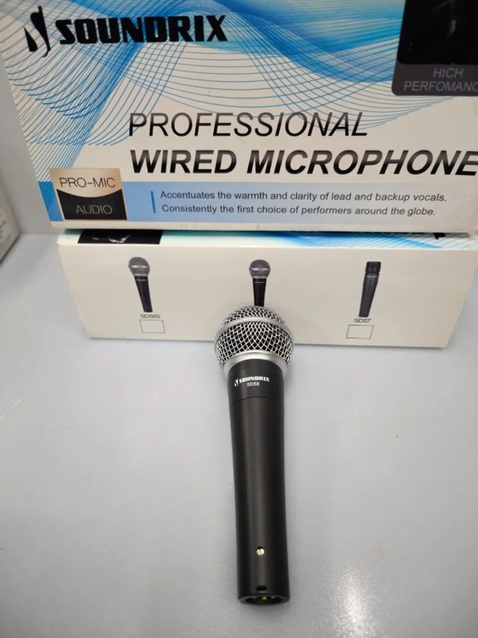 Microfone Soundrix Sd-58 Vocal Dinâmico!! - Foto 5