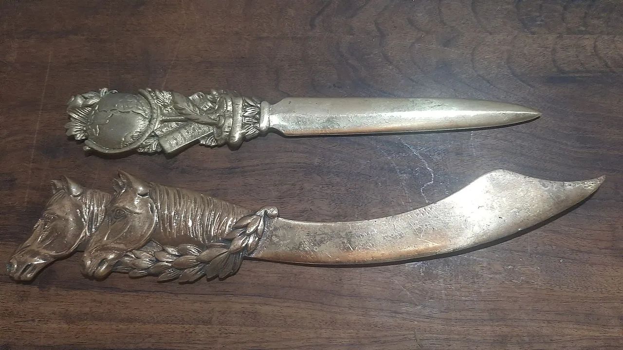 Para de Abridor de Cartas Antigos