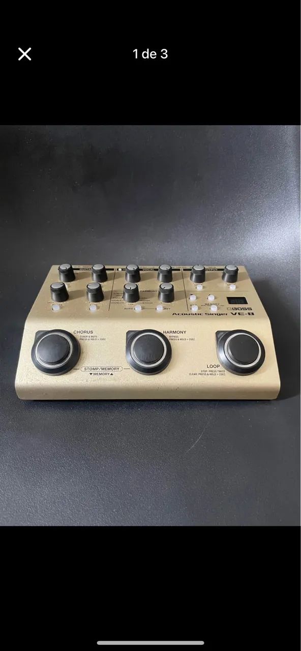 Boss Acoustic Singer VE 8 - Voz, Violão E Loop. - Instrumentos