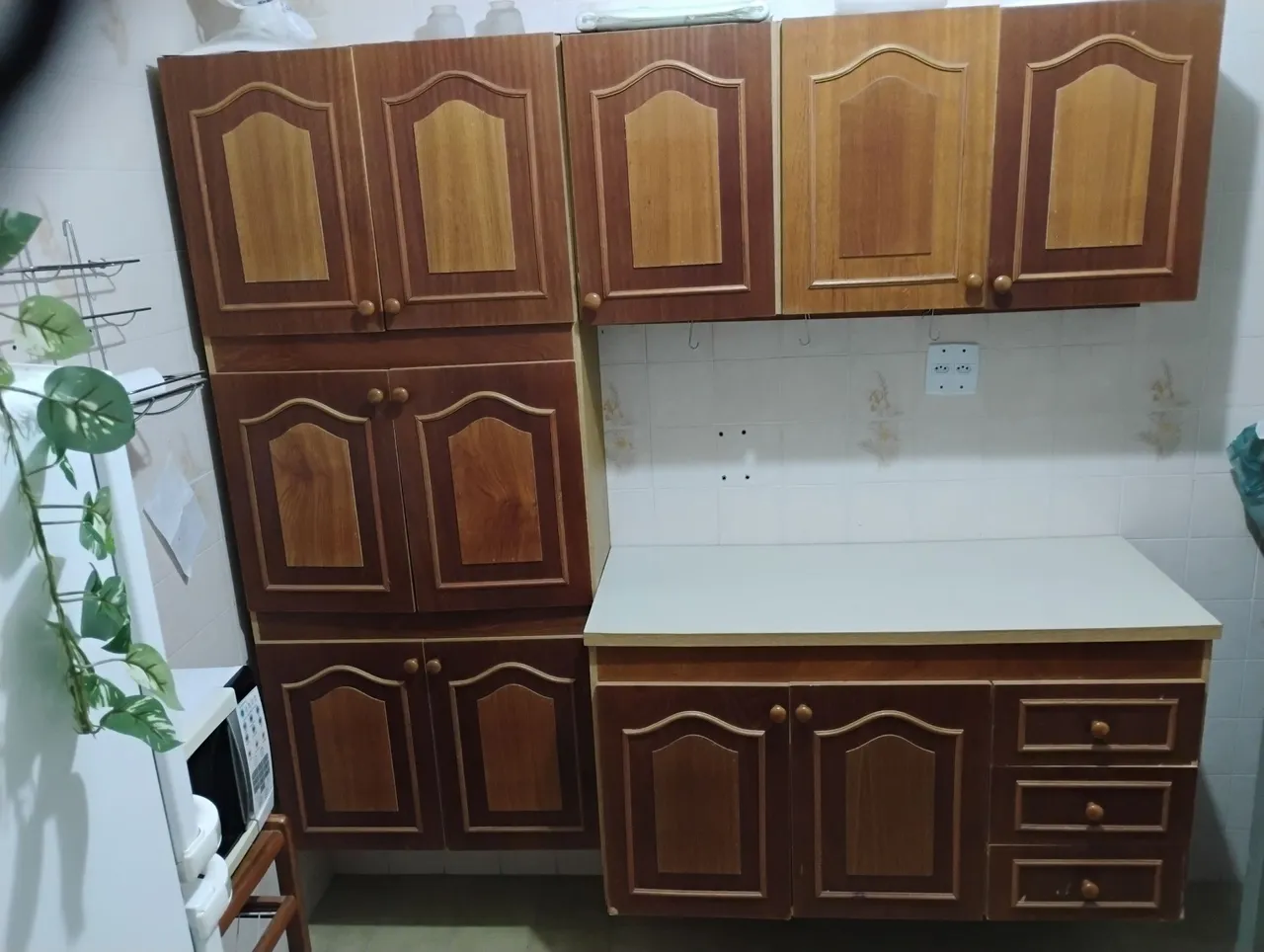 Armários de cozinha em madeira