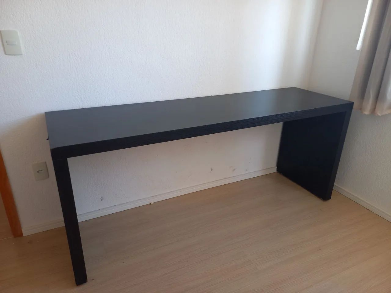 Escrivaninha moderna preta - Foto 5