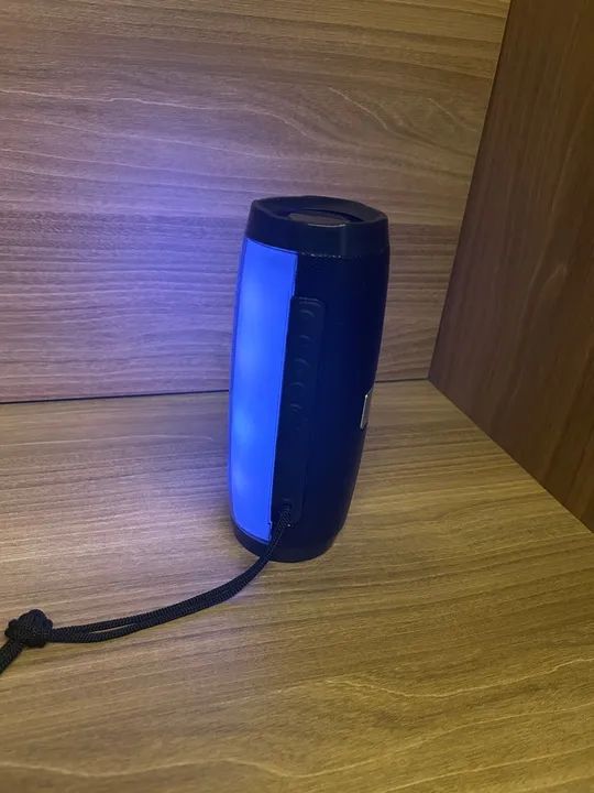 Caixa de Som Bluetooth Portátil com LED - Foto 5