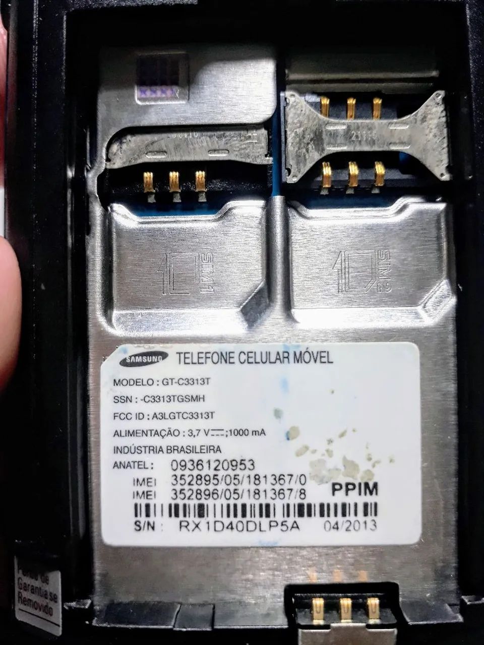 Antigo celular Samsung Rex 60 GT - C3313T - Foto 2