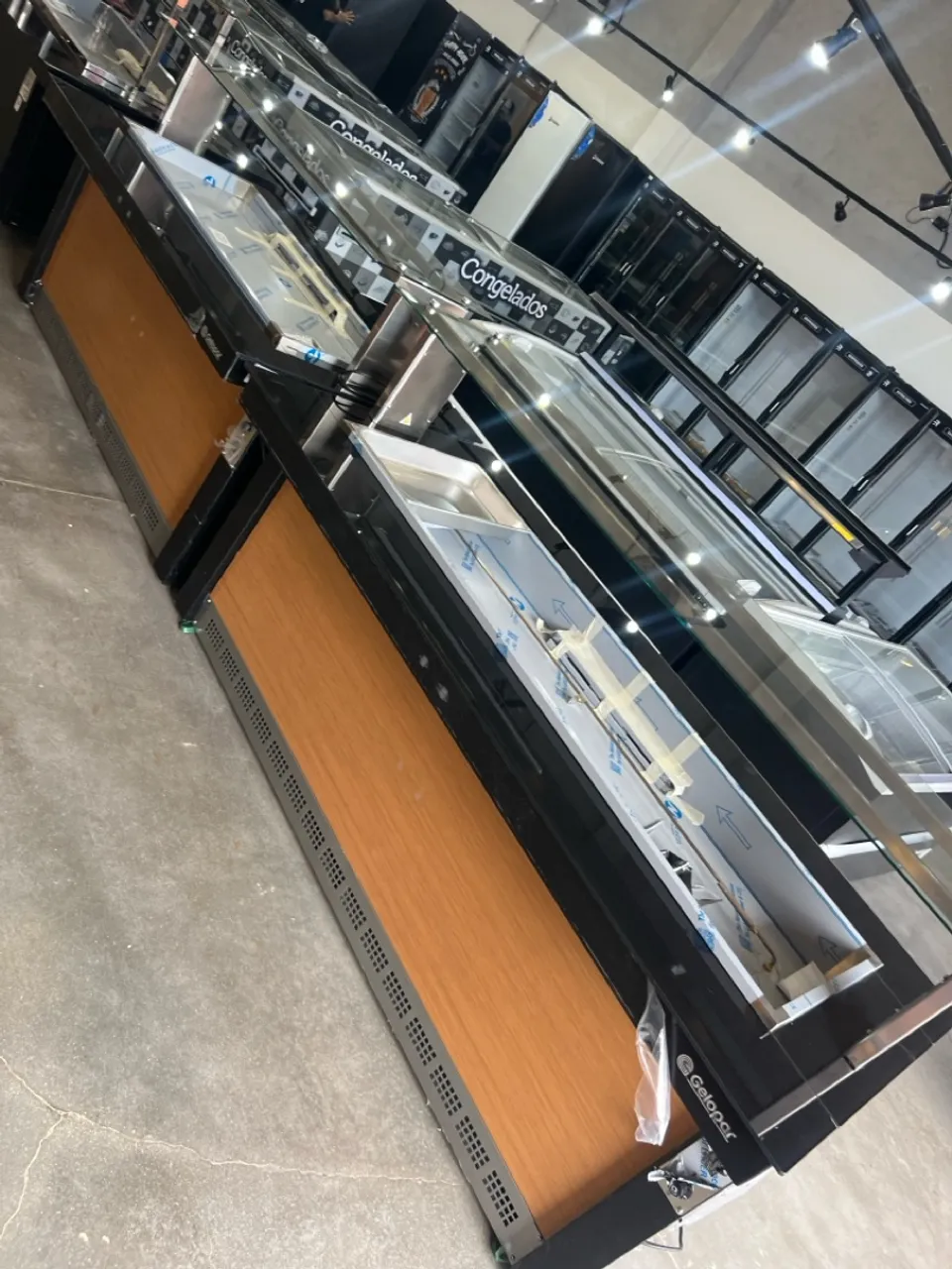 Buffet completo Gelopar 1.75m frio e 2m quente - pronta entrega 