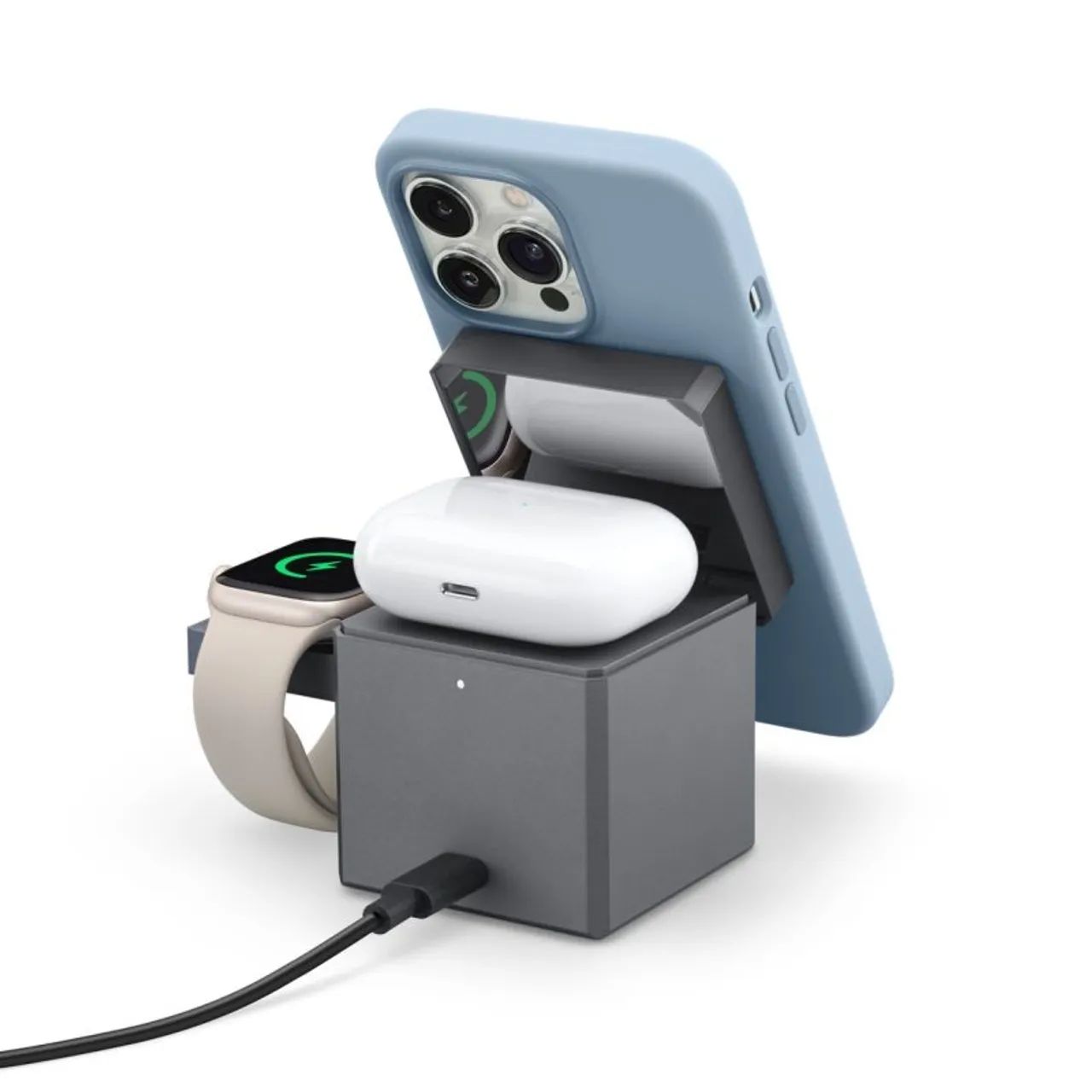 Anker 3-in-1 Cube Magsafe Original - usado - Foto 2