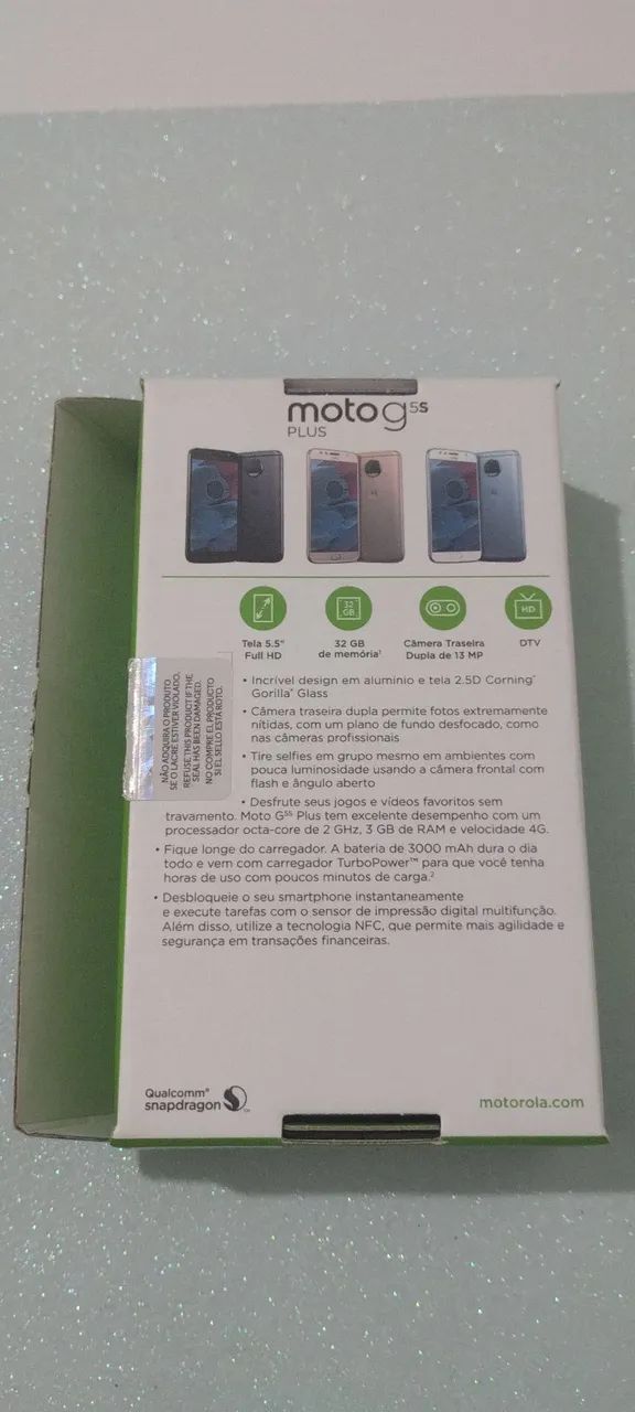 Caixa Moto G5s Plus VAZIA - Foto 4